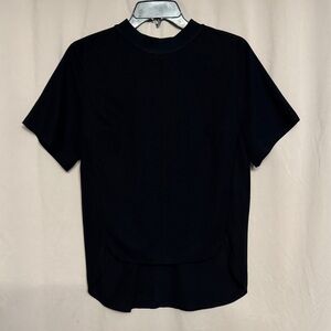 3.1 Phillip Lim Combo Tee, Size 0 (XS), Color Black